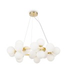 Pendant lamps spheres - Maytoni Dallas Pendant Lamp 25xG9 28W Gold MOD545PL-25BS - product 1