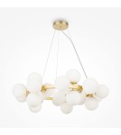 Pendant lamps spheres - Maytoni Dallas Pendant Lamp 25xG9 28W Gold MOD545PL-25BS - product 4