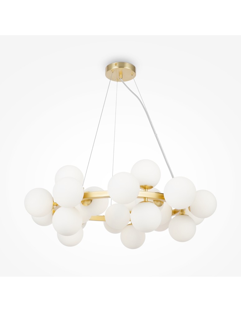 Pendant lamps spheres - Maytoni Dallas Pendant Lamp 25xG9 28W Gold MOD545PL-25BS - product kolory-swiatla.pl 4