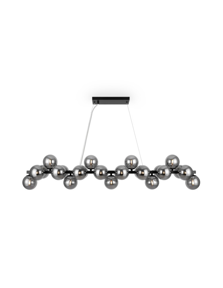 Pendant lamps over the island - Maytoni Dallas Pendant Lamp 25xG9 28W Black MOD547PL-25B - product kolory-swiatla.pl 1