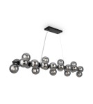 Pendant lamps over the island - Maytoni Dallas Pendant Lamp 25xG9 28W Black MOD547PL-25B - product 3