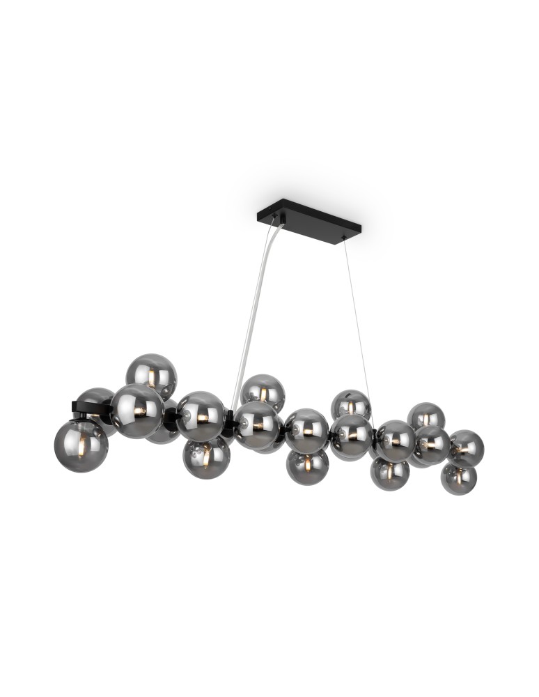 Pendant lamps over the island - Maytoni Dallas Pendant Lamp 25xG9 28W Black MOD547PL-25B - product kolory-swiatla.pl 3