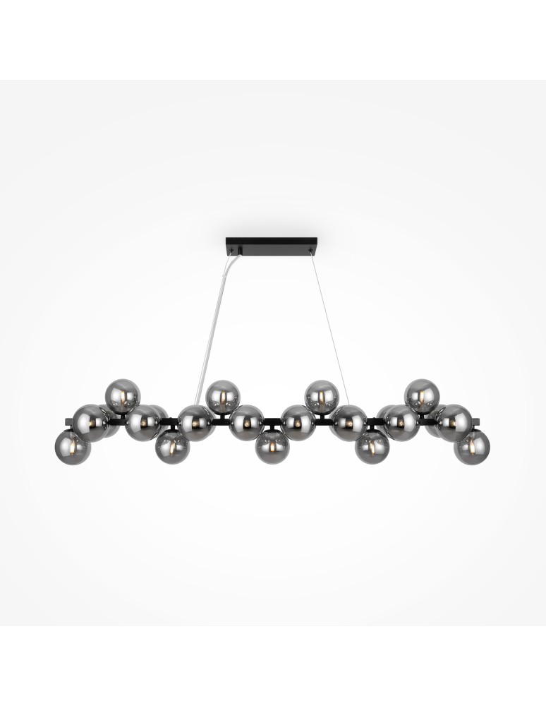 Pendant lamps over the island - Maytoni Dallas Pendant Lamp 25xG9 28W Black MOD547PL-25B - product kolory-swiatla.pl 4