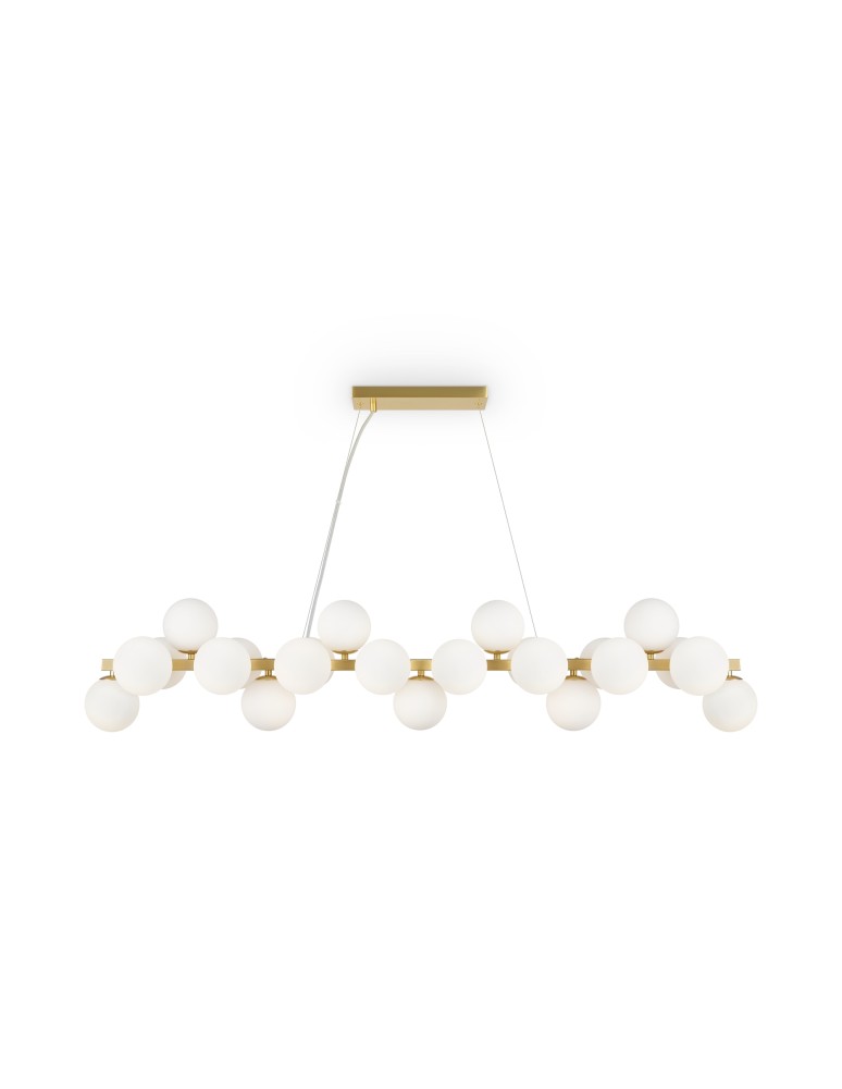 Pendant lamps over the island - Maytoni Dallas Pendant Lamp 25xG9 28W Gold MOD547PL-25BS - product kolory-swiatla.pl 1
