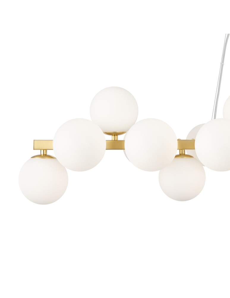 Pendant lamps over the island - Maytoni Dallas Pendant Lamp 25xG9 28W Gold MOD547PL-25BS - product kolory-swiatla.pl 2
