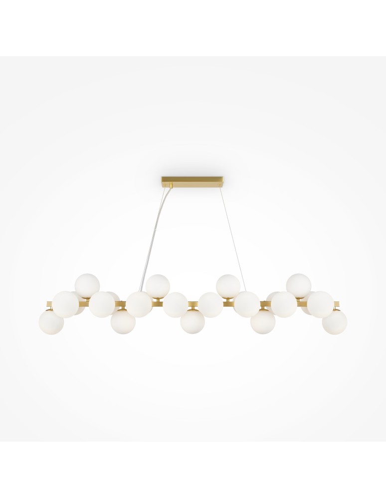 Pendant lamps over the island - Maytoni Dallas Pendant Lamp 25xG9 28W Gold MOD547PL-25BS - product kolory-swiatla.pl 4