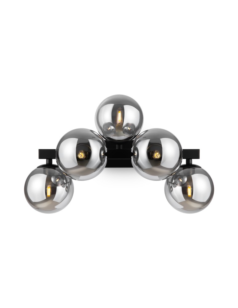 Wall lamps spheres - Maytoni Dallas Wall lamp/wall lamp 5xG9 28W Black MOD547WL-05B - product kolory-swiatla.pl 1