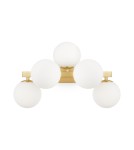 Maytoni Dallas Kinkiet/Ścienna 5xG9 28W Złoty MOD547WL-05BS