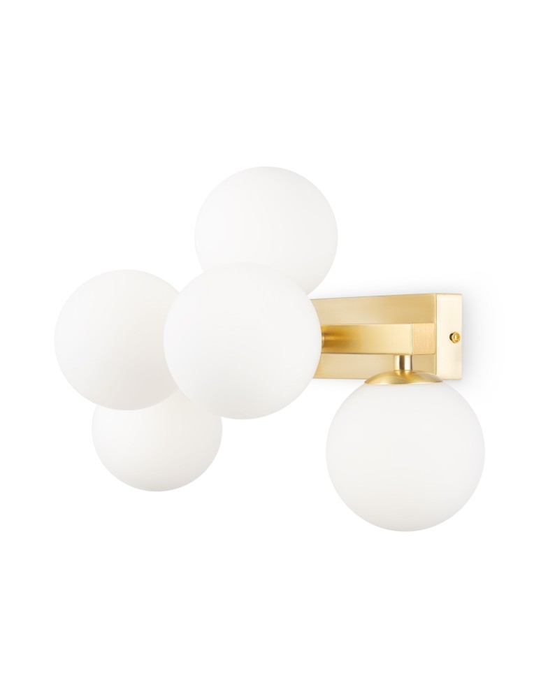 Maytoni Dallas Kinkiet/Ścienna 5xG9 28W Złoty MOD547WL-05BS