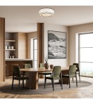 Ceiling lamps with lampshade - Maytoni Bergamo Ceiling Lamp 3xE27 60W White MOD613CL-03W - product 2