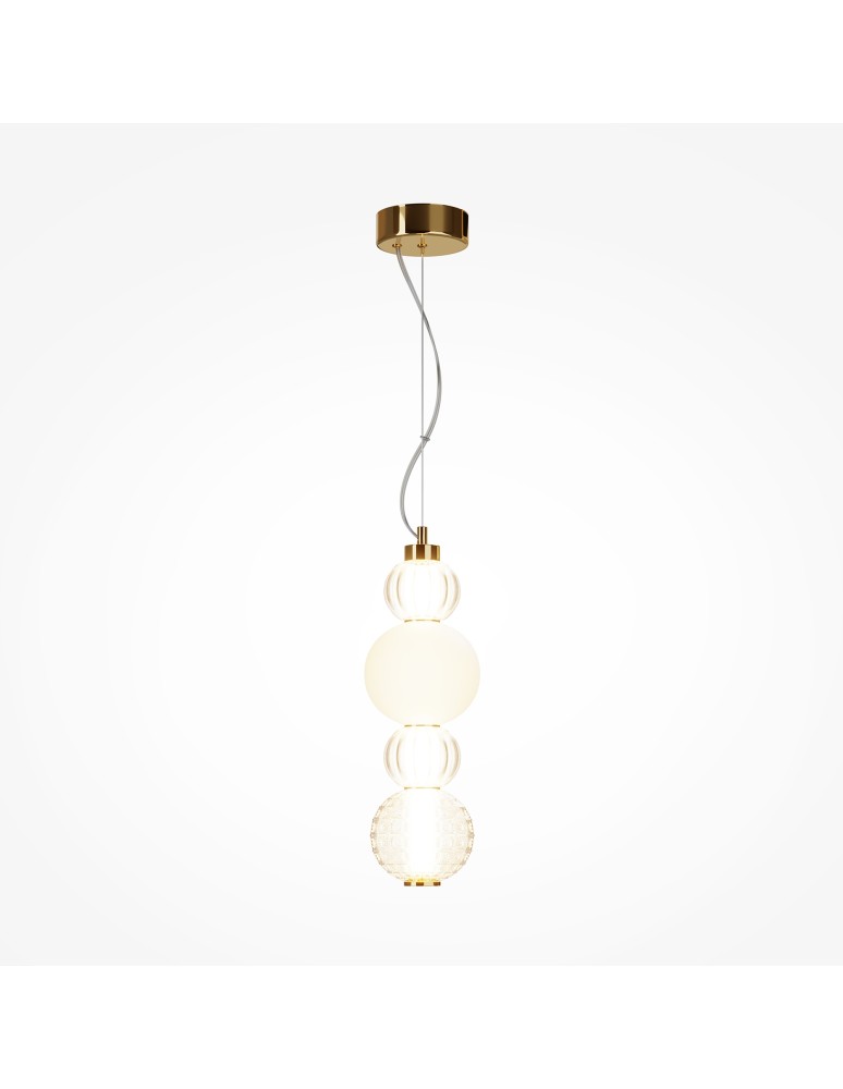Pendant lamps - Maytoni Collar LED Pendant Lamp 17W 950lm 3000K Gold P069PL-L17G3K. - product kolory-swiatla.pl 3