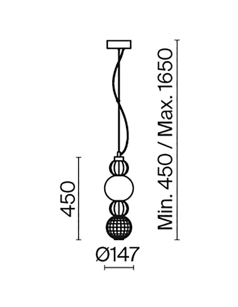 Pendant lamps - Maytoni Collar LED Pendant Lamp 17W 950lm 3000K Gold P069PL-L17G3K. - product kolory-swiatla.pl 4