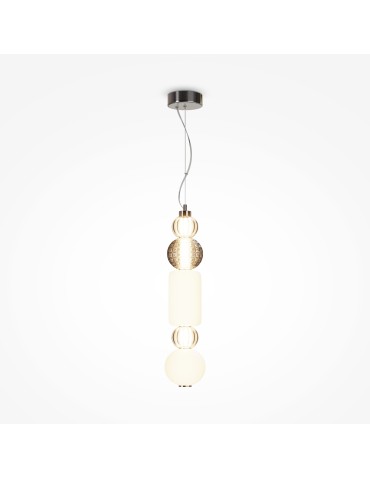 Maytoni Collar Lampa Wisząca LED 35W 1550lm 3000K Chrom P069PL-L35CH3K1