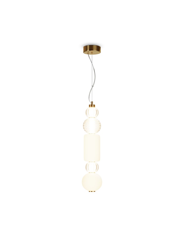 Pendant lamps - Maytoni Collar Pendant Lamp 1xLED 35W 1600lm 3000K Gold P069PL-L35G3K1 - product kolory-swiatla.pl 2