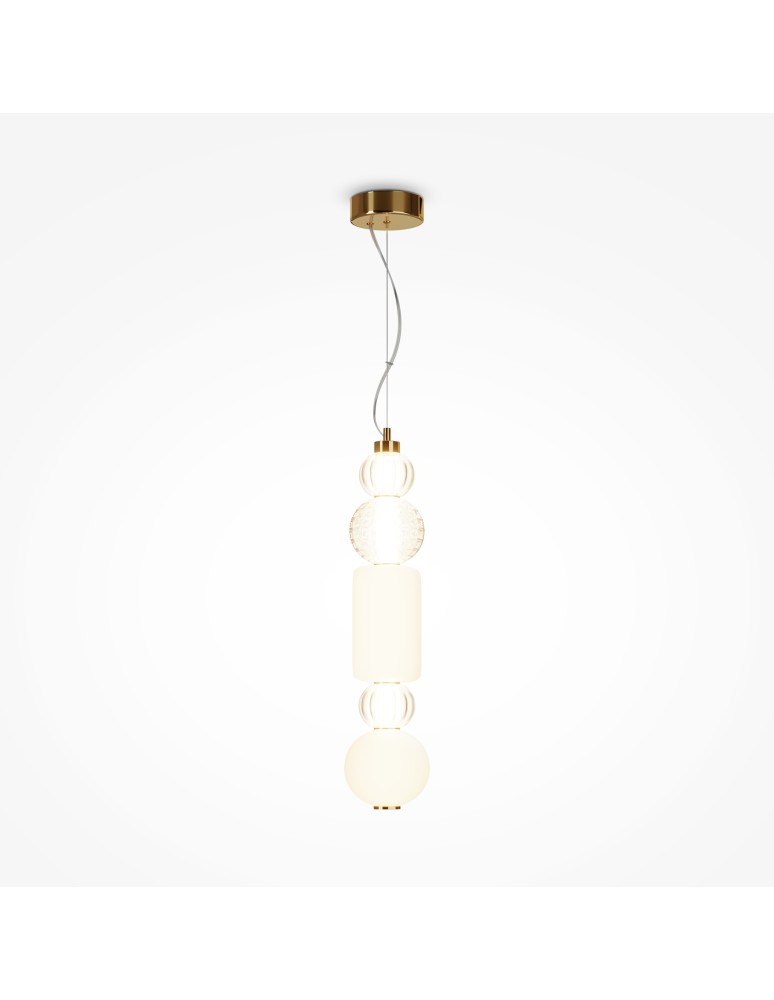 Pendant lamps - Maytoni Collar Pendant Lamp 1xLED 35W 1600lm 3000K Gold P069PL-L35G3K1 - product kolory-swiatla.pl 5