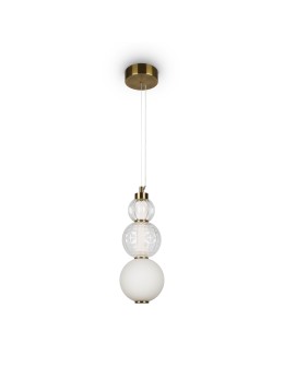 Maytoni Collar Lampa Wisząca LED 16W 800lm 3000K Złoty P069PL-L16G3K