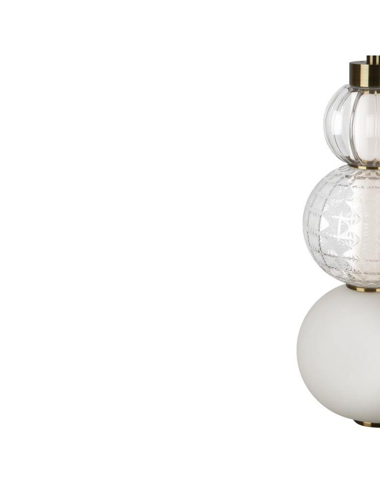 Pendant lamps spheres - Maytoni Collar LED Pendant Lamp 16W 800lm 3000K Gold P069PL-L16G3K. - product kolory-swiatla.pl 2