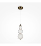 Pendant lamps spheres - Maytoni Collar LED Pendant Lamp 16W 800lm 3000K Gold P069PL-L16G3K. - product 4