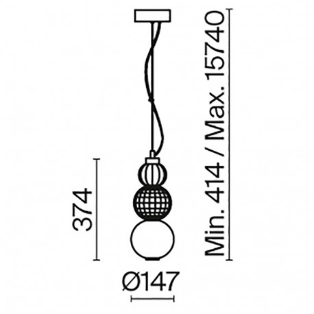 Maytoni Collar Lampa Wisząca LED 16W 800lm 3000K Złoty P069PL-L16G3K