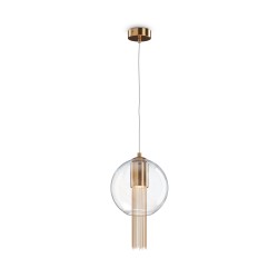 Maytoni Flusso Lampa Wisząca 1xGU10 12W Brąz P095PL-01BZ