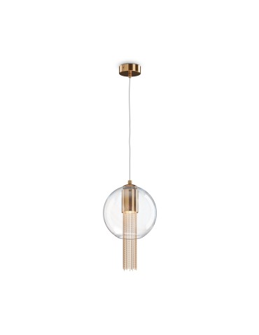 Maytoni Flusso Lampa Wisząca 1xGU10 12W Brąz P095PL-01BZ