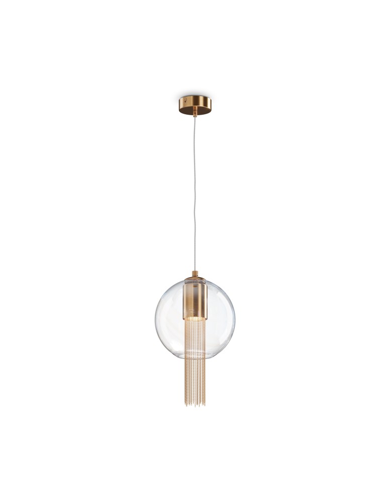 Pendant lamps - Maytoni Flusso Pendant Lamp 1xGU10 12W Bronze P095PL-01BZ - product kolory-swiatla.pl 1