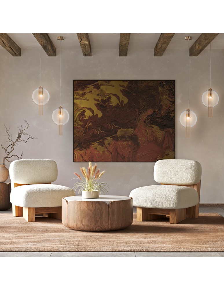 Pendant lamps - Maytoni Flusso Pendant Lamp 1xGU10 12W Bronze P095PL-01BZ - product kolory-swiatla.pl 2