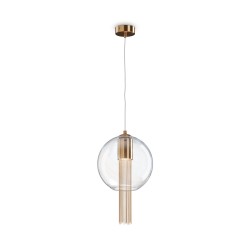 Maytoni Flusso Lampa Wisząca 1xGU10 12W Brąz P095PL-01BZ1