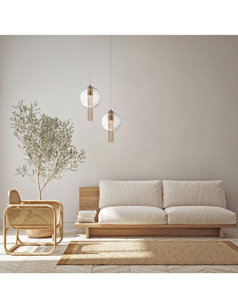 Pendant lamps - Maytoni Flusso Pendant Lamp 1xGU10 12W Bronze P095PL-01BZ1 - product kolory-swiatla.pl 2