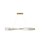 Pendant lamps over the island - Maytoni Krone LED Crystal Pendant Lamp 27W 1900lm 3000K Brass P097PL-L28BS3K. - product 1