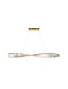 View Maytoni Krone LED Crystal Pendant Lamp 27W 1900lm 3000K Brass P097PL-L28BS3K.