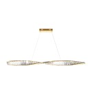 Pendant lamps over the island - Maytoni Krone LED Crystal Pendant Lamp 36W 2600lm 3000K Brass P097PL-L36BS3K. - product 1
