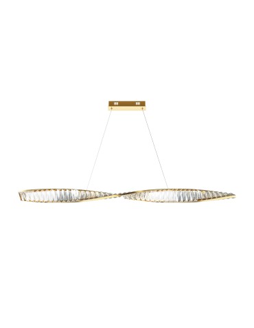 Maytoni Krone Lampa Wisząca Kryształowa LED 36W 2600lm 3000K Mosiądz P097PL-L36BS3K