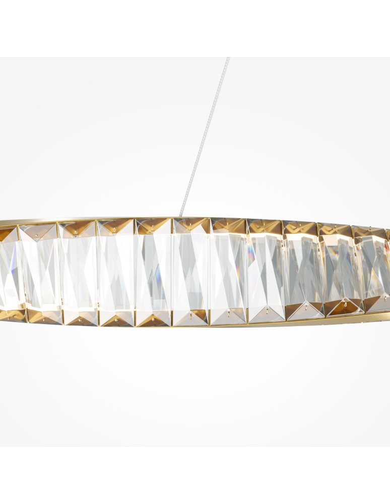 Pendant lamps over the island - Maytoni Krone LED Crystal Pendant Lamp 36W 2600lm 3000K Brass P097PL-L36BS3K. - product kolory-swiatla.pl 3