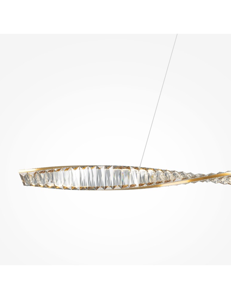 Pendant lamps over the island - Maytoni Krone LED Crystal Pendant Lamp 36W 2600lm 3000K Brass P097PL-L36BS3K. - product kolory-swiatla.pl 4