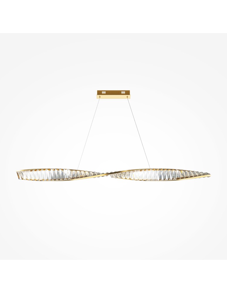 Pendant lamps over the island - Maytoni Krone LED Crystal Pendant Lamp 36W 2600lm 3000K Brass P097PL-L36BS3K. - product kolory-swiatla.pl 5