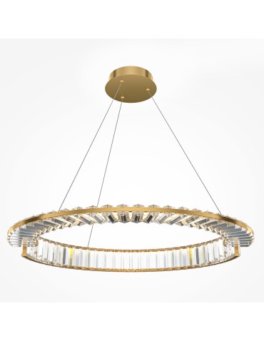 Maytoni Krone Lampa Wisząca Kryształowa 1xLED 36W 2400lm 4000K Złoty P097PL-L36G4K