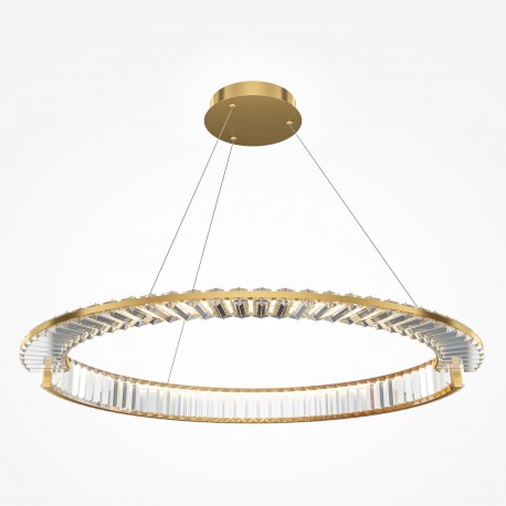 Maytoni Krone Lampa Wisząca Kryształowa 1xLED 45W 3000lm 4000K Złoty P097PL-L45G4K