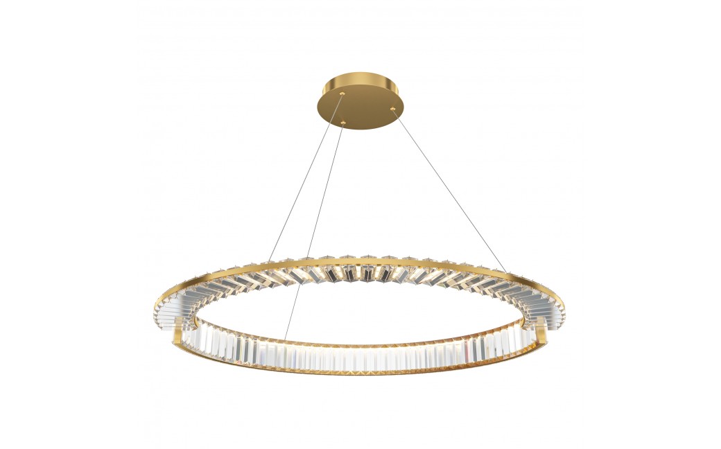 Maytoni Krone Lampa Wisząca Kryształowa 1xLED 45W 3000lm 4000K Złoty P097PL-L45G4K