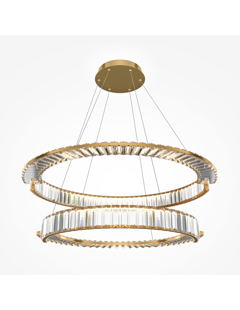 Pendant lamps - Maytoni Krone Crystal Pendant Lamp 2xLED 90W 6000lm 4000K Gold P097PL-L90G4K. - product kolory-swiatla.pl 4