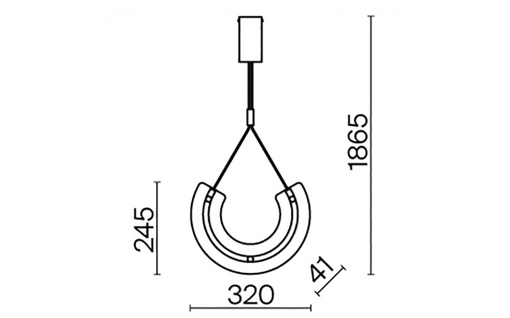 Maytoni Maya Lampa Wisząca 1xLED 10W 350lm 3000K Złoty P091PL-L18G3K