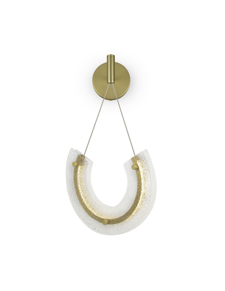 Maytoni Maya Kinkiet/Ścienna LED 10W 350lm 3000K Złoty P091WL-L18G3K