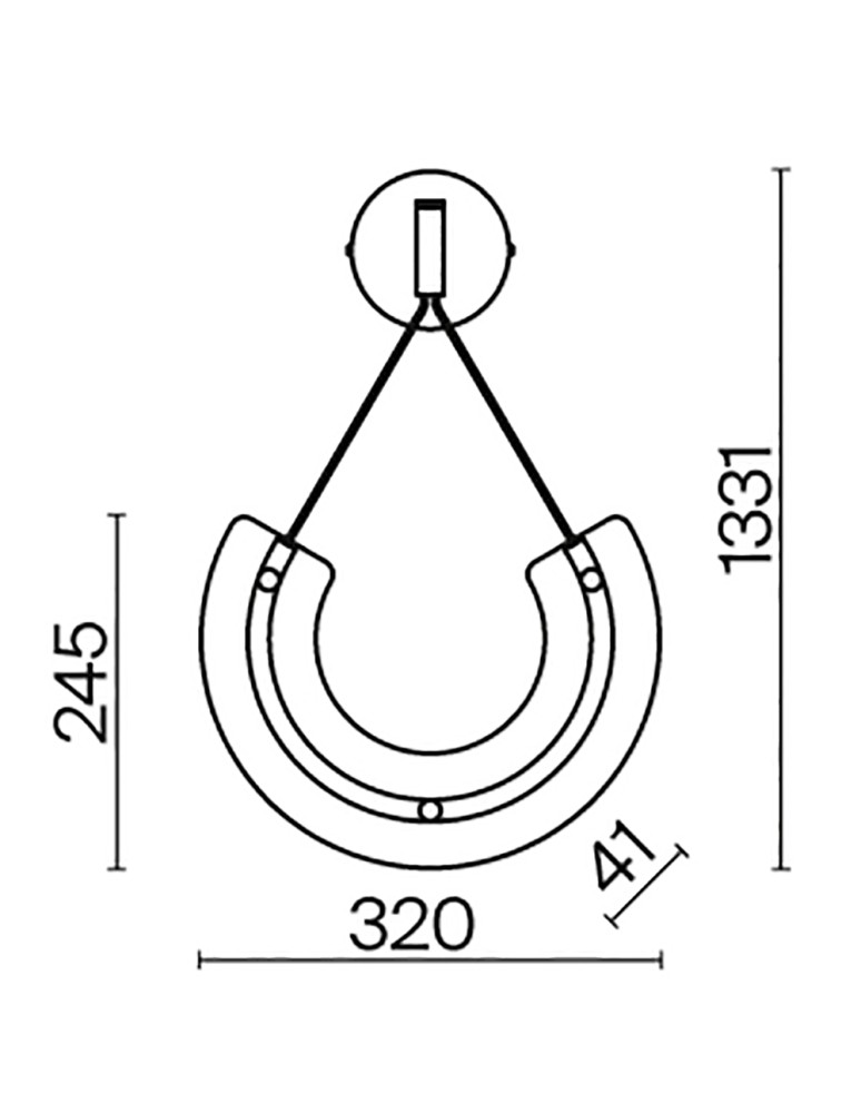 Maytoni Maya Kinkiet/Ścienna LED 10W 350lm 3000K Złoty P091WL-L18G3K