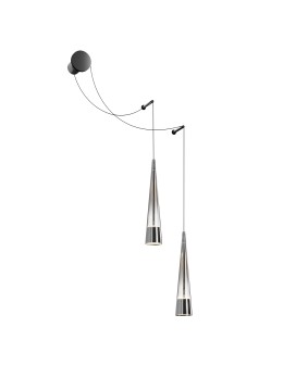 Maytoni Sintesi Kinkiet/Ścienna LED 24W 840lm 3000K Chrom P090WL-L24CH3K