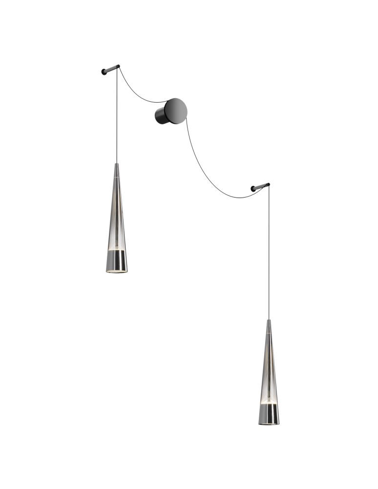 Maytoni Sintesi Kinkiet/Ścienna LED 24W 840lm 3000K Chrom P090WL-L24CH3K