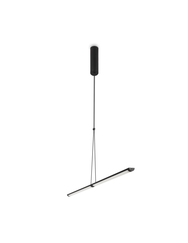 Pendant lamps - Maytoni Supersymmetry LED Pendant Lamp 17W 880lm 4000K Black P096PL-L11BK. - product kolory-swiatla.pl 1