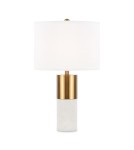 Table lamps with lampshade - Maytoni Bianco Table Lamp 1xE27 60W Brass Z030TL-01BS - product 1