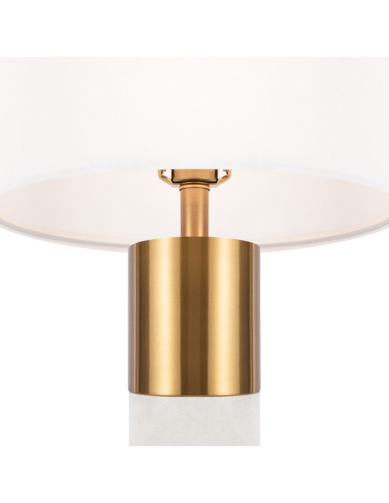 Table lamps with lampshade - Maytoni Bianco Table Lamp 1xE27 60W Brass Z030TL-01BS - product kolory-swiatla.pl 3