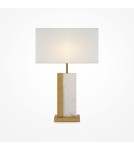 Maytoni Bianco Lampa Stołowa 1xE27 60W Mosiądz Z031TL-01BS