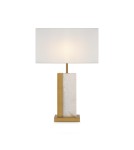 Maytoni Bianco Lampa Stołowa 1xE27 60W Mosiądz Z031TL-01BS